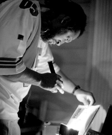 Pictured is DJ Kool Herc (Clive Campbell).